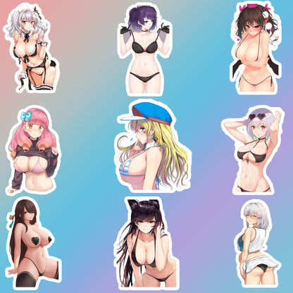 50 pcs Cute Anime Sticker Pack
