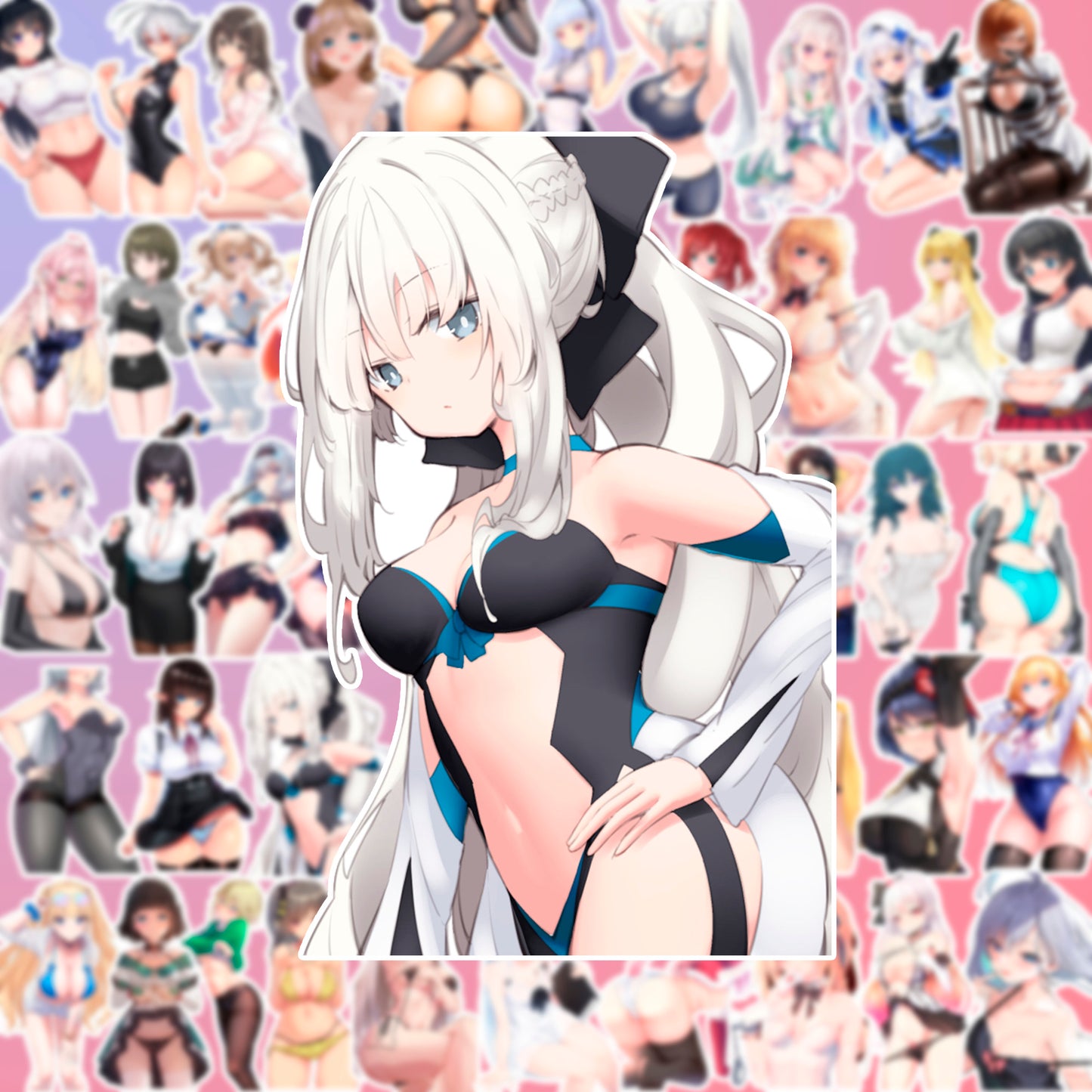 50 pcs Cute Anime Sticker Pack