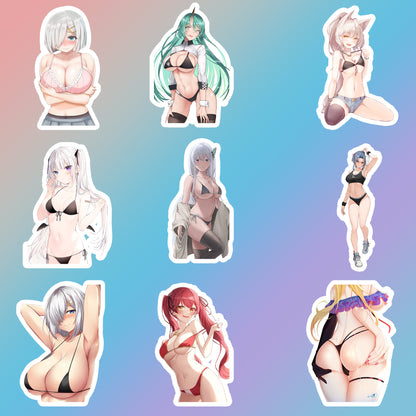 50 pcs Cute Anime Sticker Pack