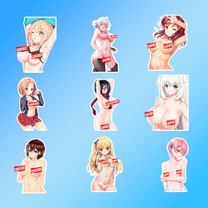 50 pcs Sexy Anime Sticker Pack