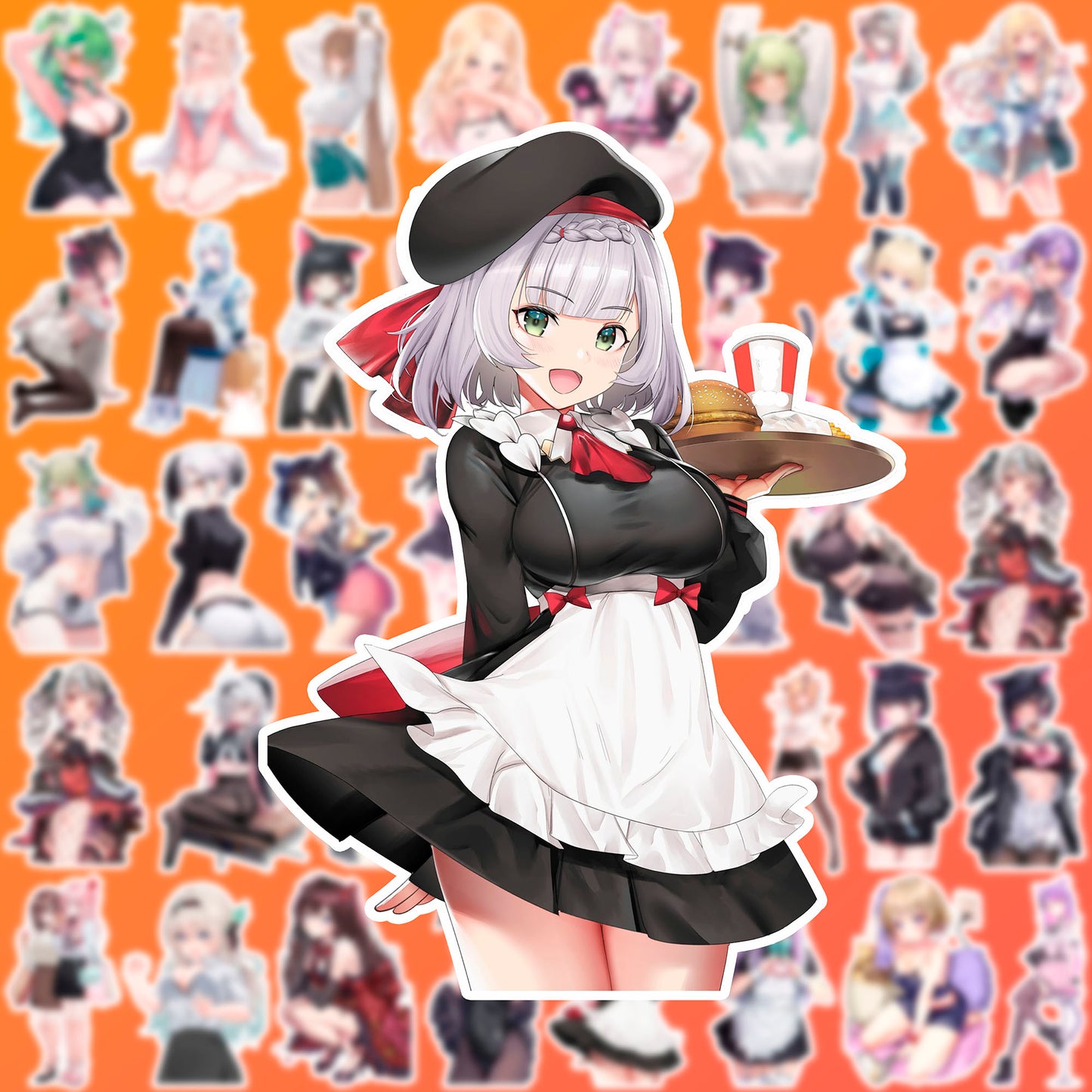50 pcs Cute Anime Sticker Pack