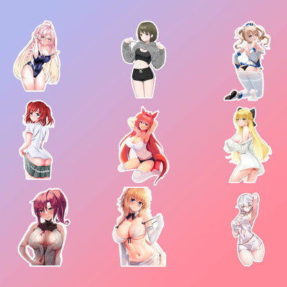 50 pcs Cute Anime Sticker Pack