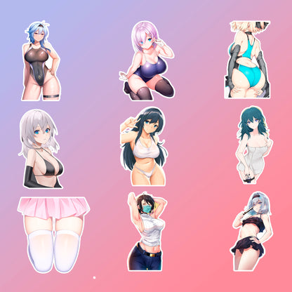 50 pcs Cute Anime Sticker Pack