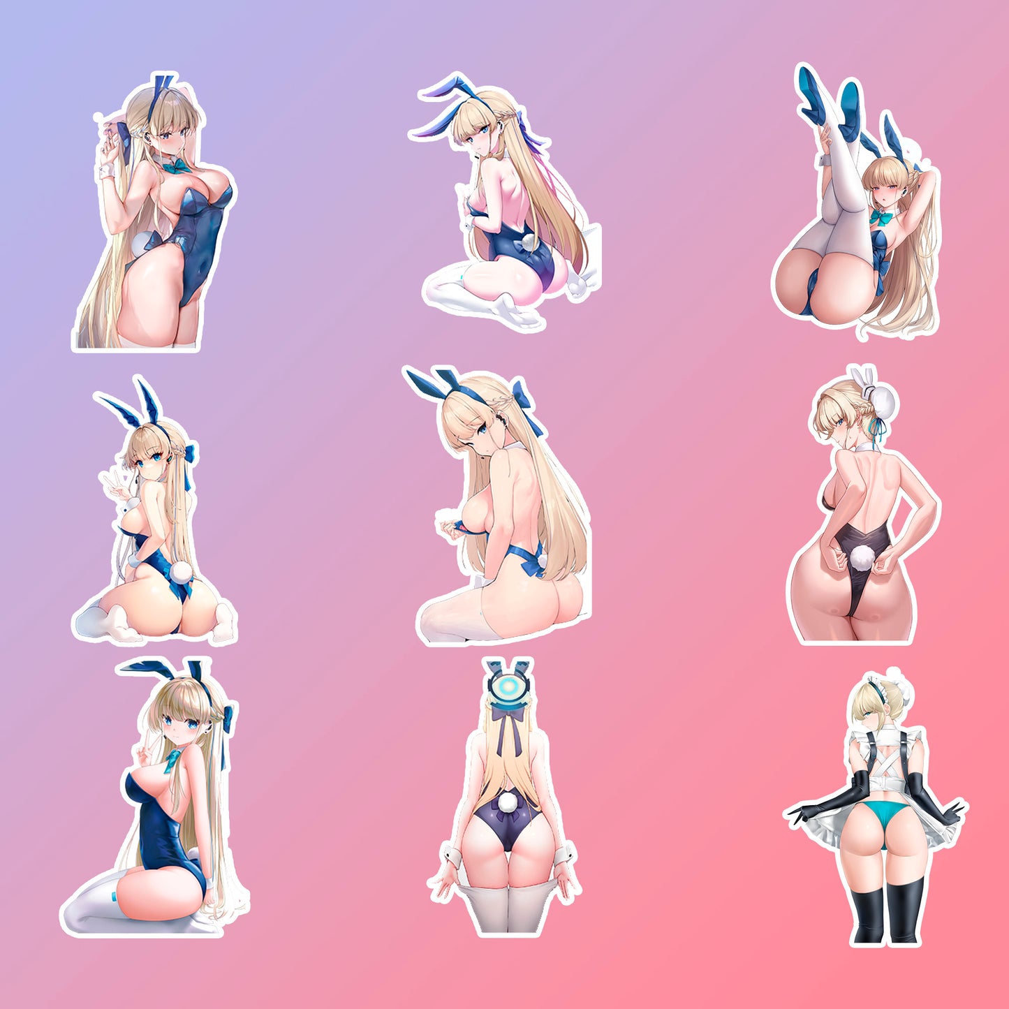 50 pcs Cute Anime Sticker Pack