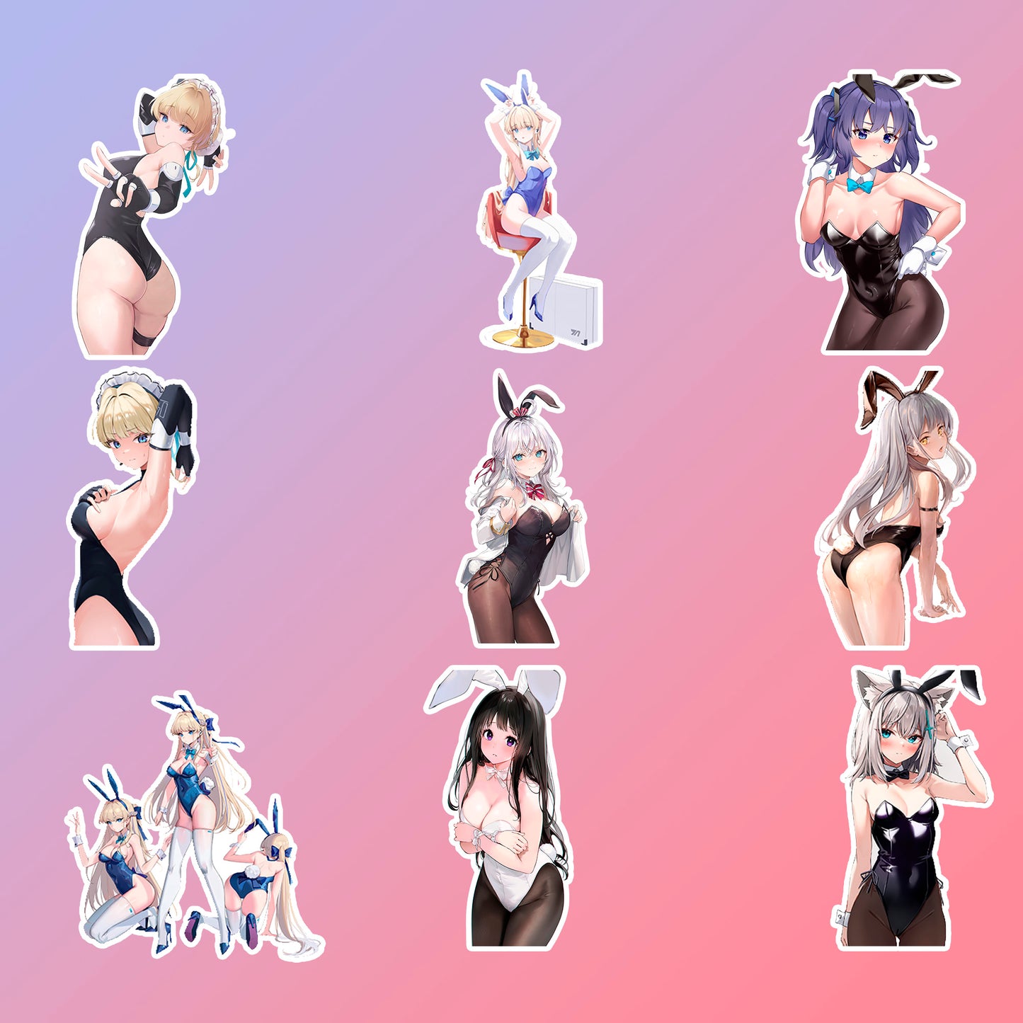 50 pcs Cute Anime Sticker Pack