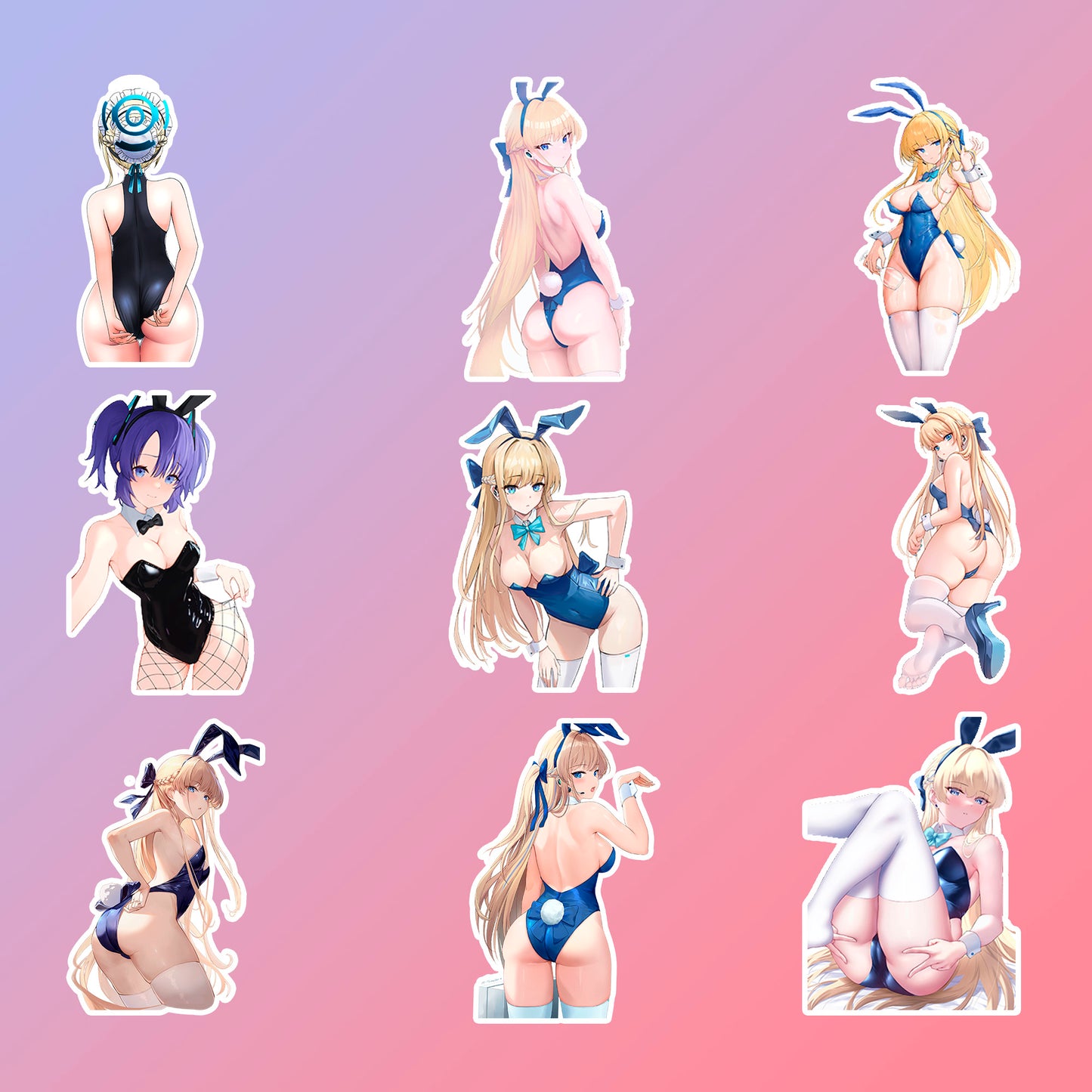 50 pcs Cute Anime Sticker Pack