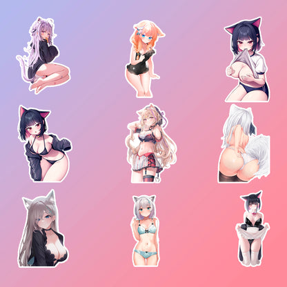 50 pcs Cute Anime Sticker Pack
