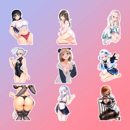 50 pcs Cute Anime Sticker Pack
