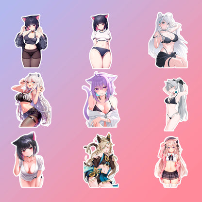 50 pcs Cute Anime Sticker Pack