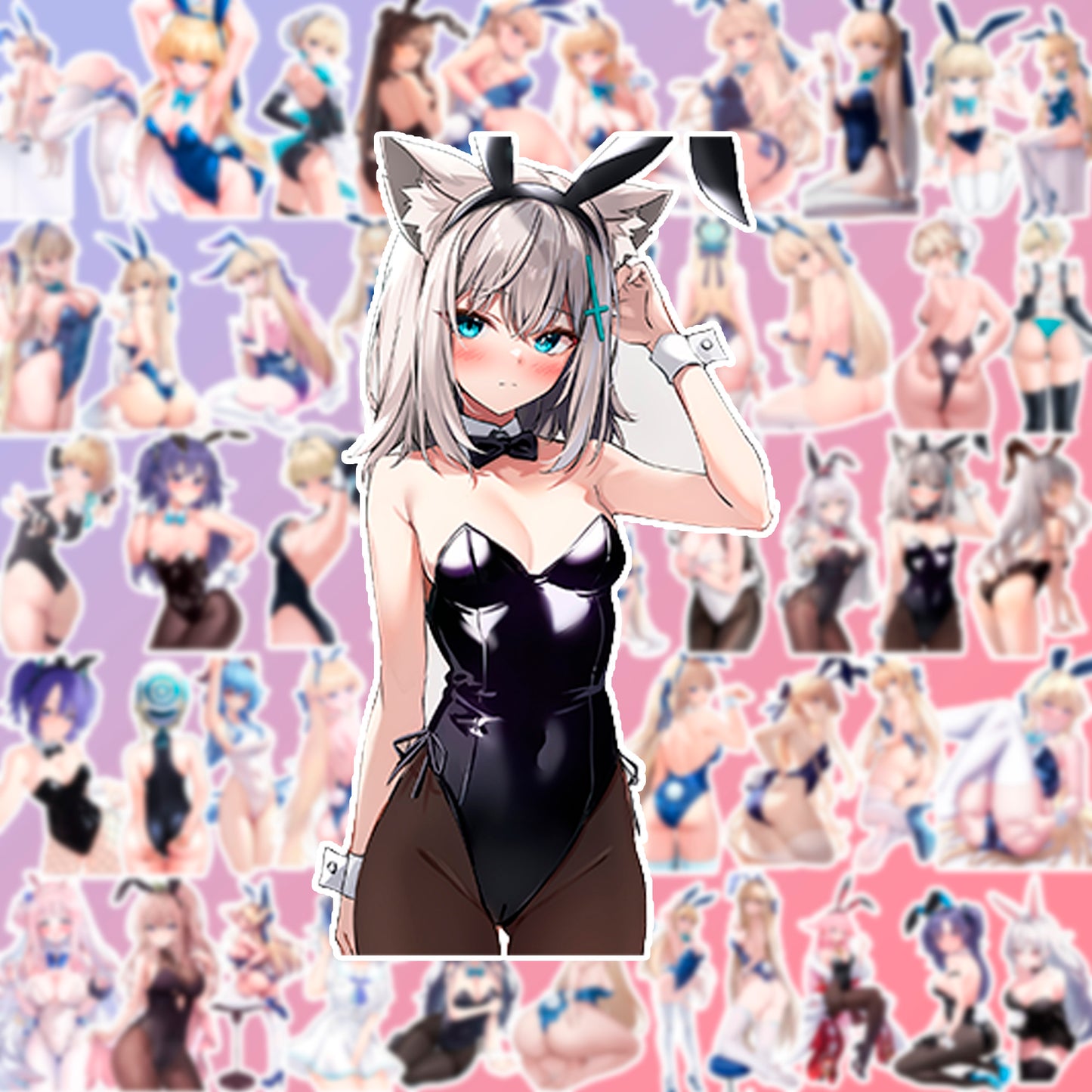 50 pcs Cute Anime Sticker Pack