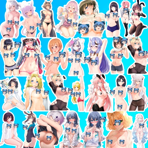 50 pcs Anime Sticker Pack - Image 2