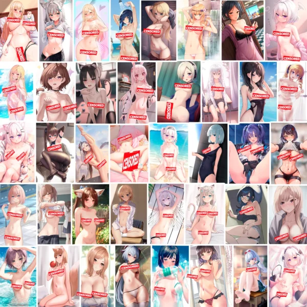 50 pcs Anime Sticker Pack - Image 2