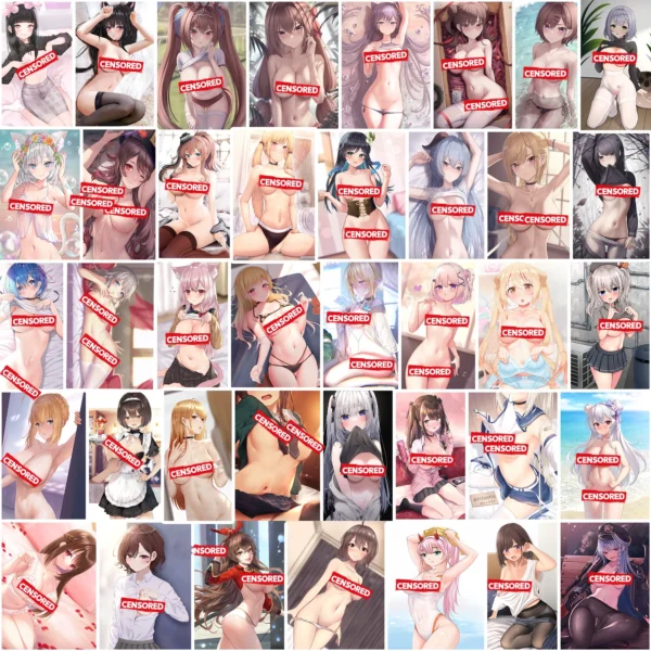 50 pcs Anime Sticker Pack - Image 2