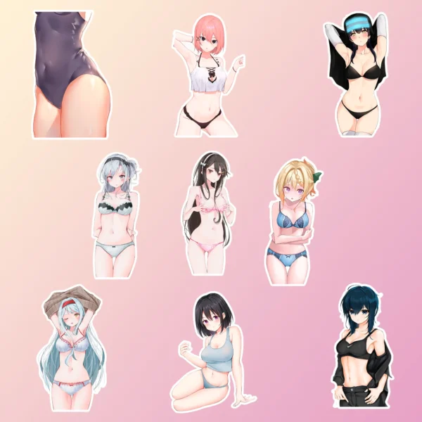 50 pcs Cute Anime Sticker Pack - Image 8