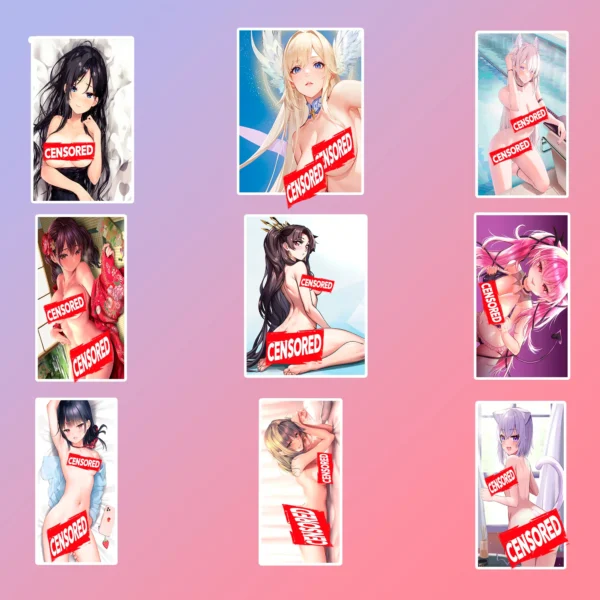 50 pcs Anime Sticker Pack - Image 5
