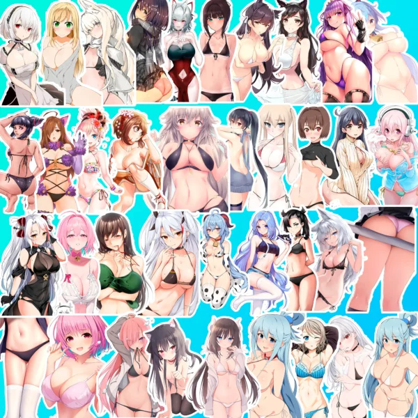 50 pcs Anime Sticker Pack - Image 2
