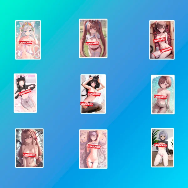 50 pcs Anime Sticker Pack - Image 5