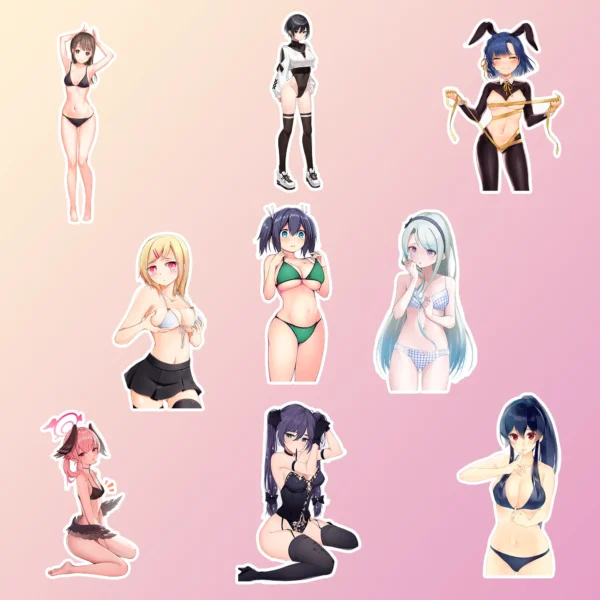 50 pcs Cute Anime Sticker Pack - Image 7