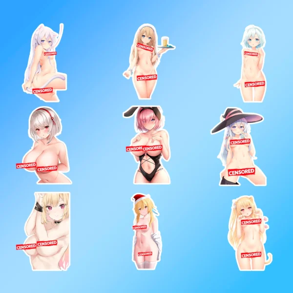 50 pcs Cute Anime Sticker Pack - Image 2