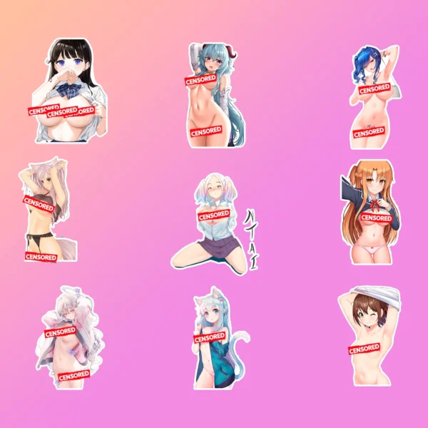 50 pcs Cute Anime Sticker Pack - Image 9