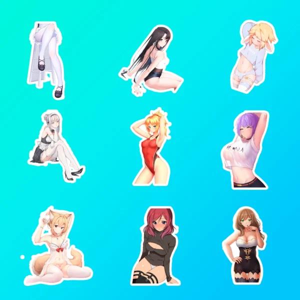 50 pcs Anime Sticker Pack - Image 6