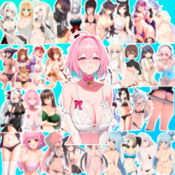 50 pcs Anime Sticker Pack - Image 4