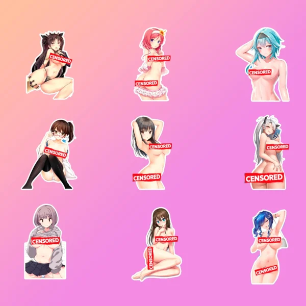 50 pcs Cute Anime Sticker Pack - Image 5