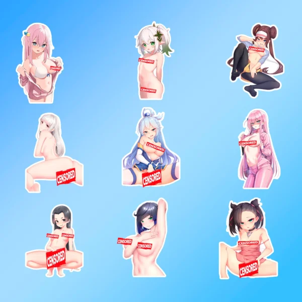 50 pcs Cute Anime Sticker Pack - Image 7