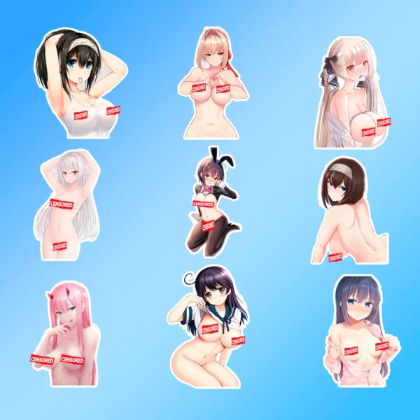 50 pcs Cute Anime Sticker Pack - Image 4