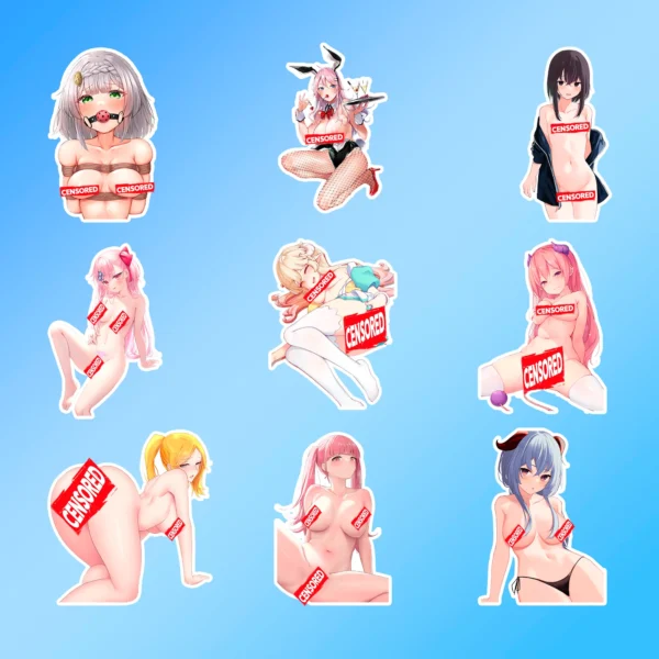 50 pcs Cute Anime Sticker Pack - Image 6
