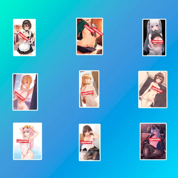 50 pcs Anime Sticker Pack - Image 8