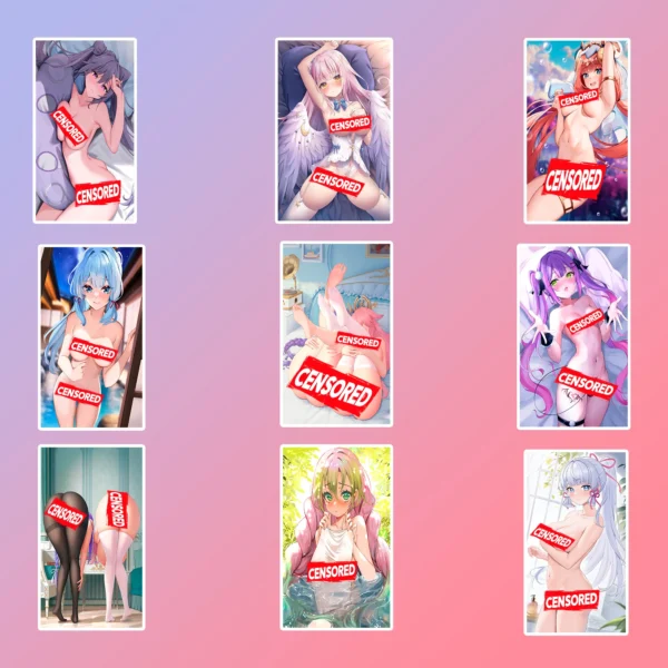 50 pcs Anime Sticker Pack - Image 9