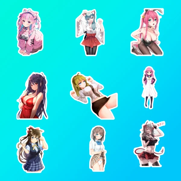 50 pcs Anime Sticker Pack - Image 8