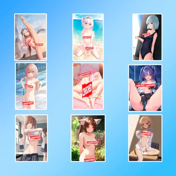 50 pcs Anime Sticker Pack - Image 7