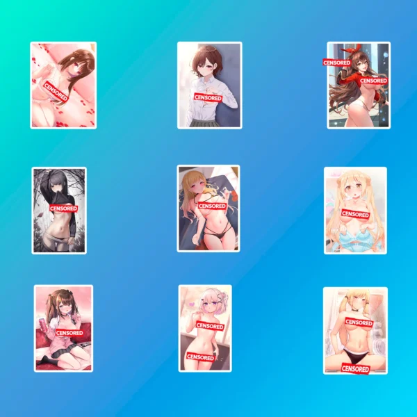 50 pcs Anime Sticker Pack - Image 9
