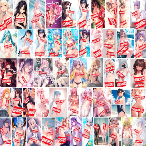 50 pcs Anime Sticker Pack - Image 2
