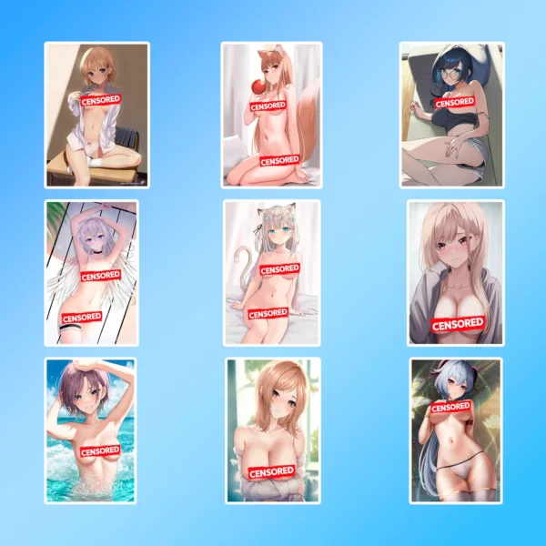 50 pcs Anime Sticker Pack - Image 8