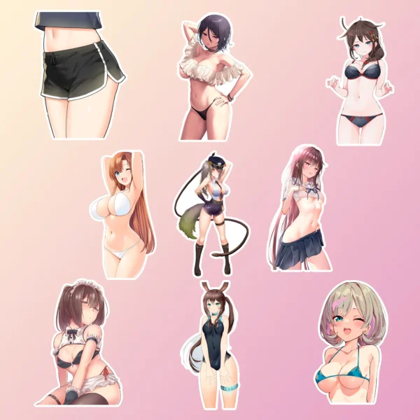 50 pcs Cute Anime Sticker Pack - Image 5