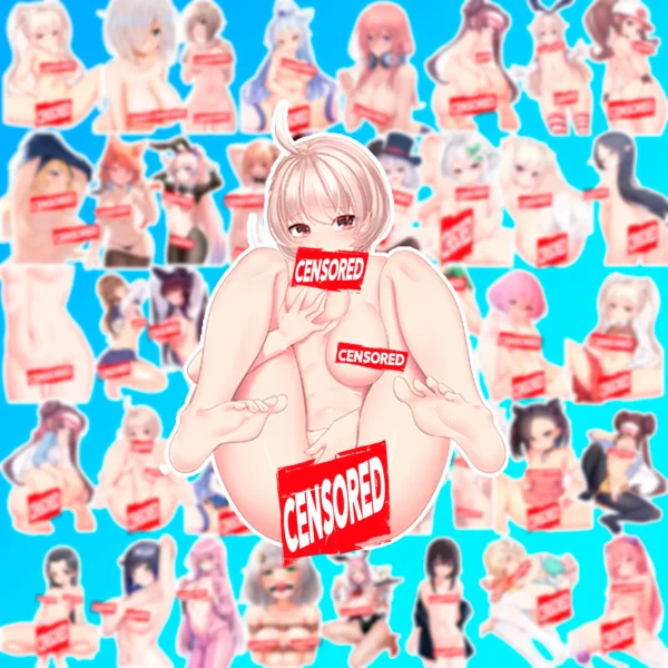 50 pcs Cute Anime Sticker Pack - Image 3
