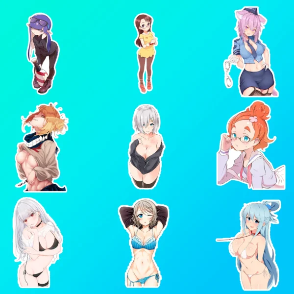 50 pcs Anime Sticker Pack - Image 6