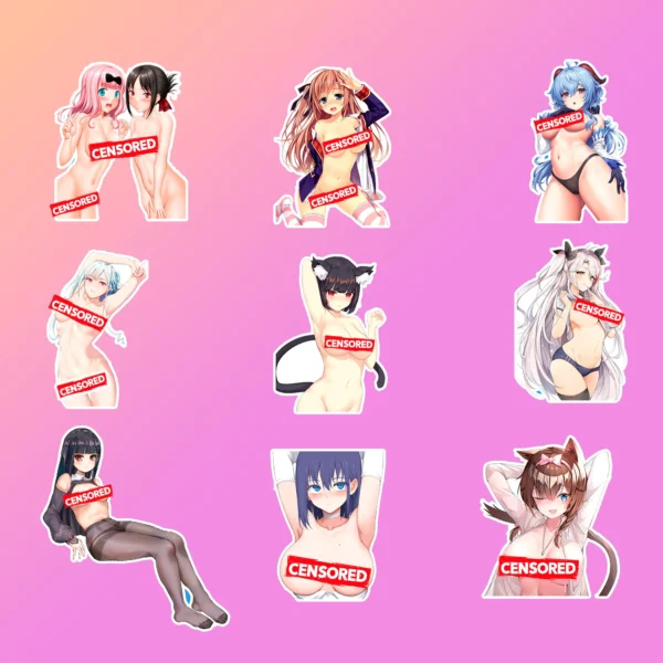 50 pcs Cute Anime Sticker Pack - Image 7