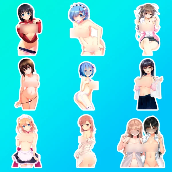 50 pcs Anime Sticker Pack - Image 9