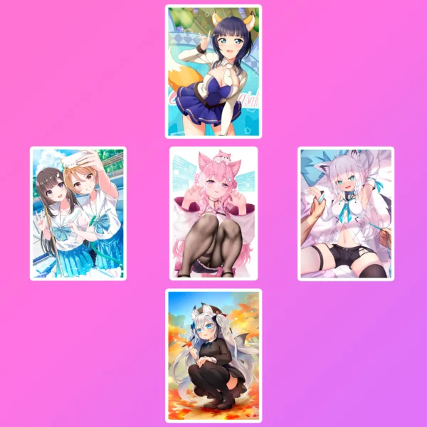 50 pcs Anime Sticker Pack - Image 6
