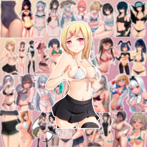 50 pcs Cute Anime Sticker Pack