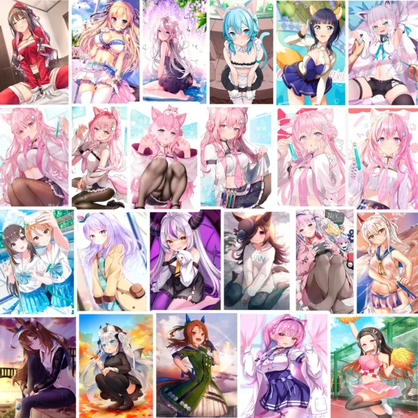 50 pcs Anime Sticker Pack - Image 2