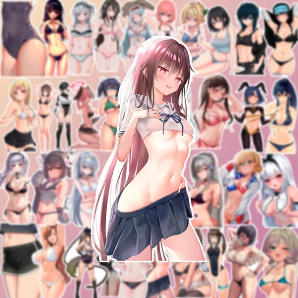 50 pcs Cute Anime Sticker Pack - Image 4