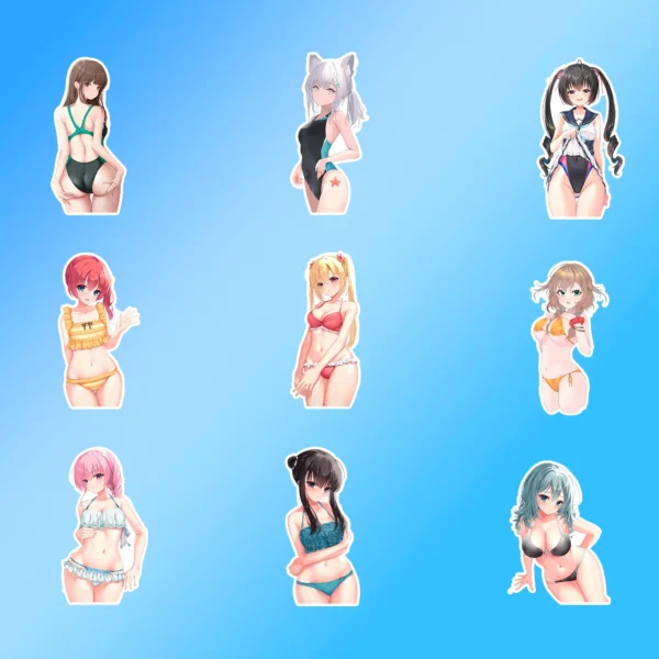50 pcs Cute Anime Sticker Pack - Image 8