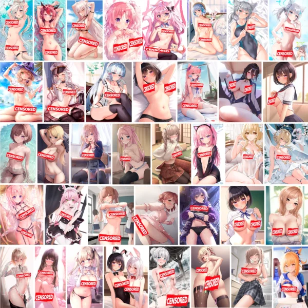 50 pcs Anime Sticker Pack - Image 2