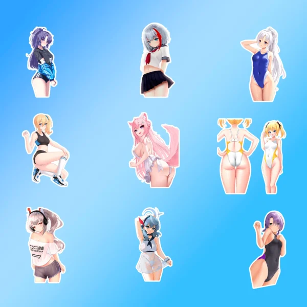 50 pcs Cute Anime Sticker Pack - Image 6