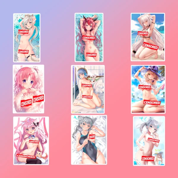 50 pcs Anime Sticker Pack - Image 4
